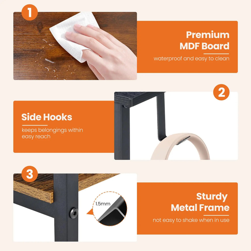 Adjustable  Modern Computer Desk with Drawers