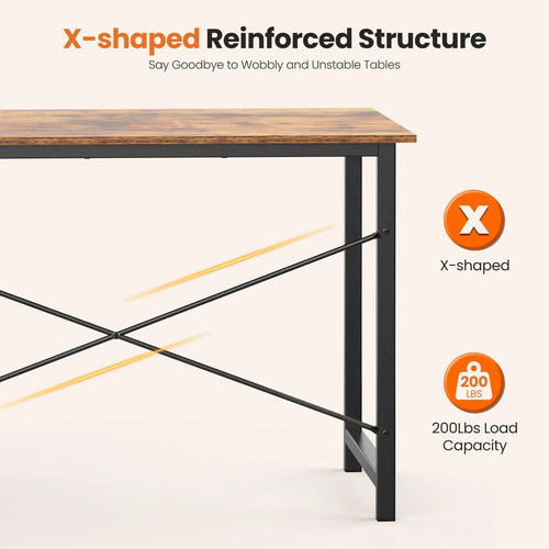 Adjustable  Modern Computer Desk with Drawers